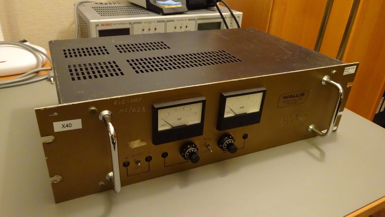 Repair of a Wallis high voltage power supply YouTube