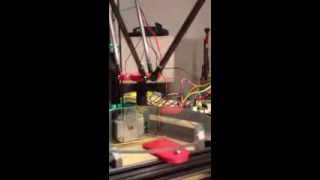 Delta 3d printer WIP movement test