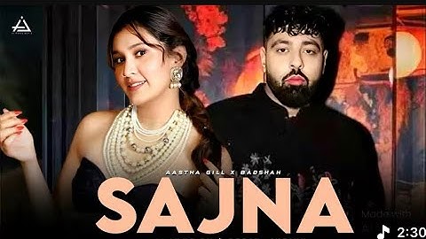 Sajna - Aastha Gill X Badshah | Badshah New Song 2025 | Gtesh Muzikk #badshahnewsong #remix #mashup