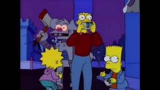 The Simpsons - The Simpsons vs Robots Full Scene