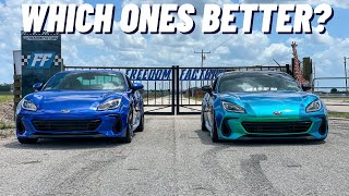 Bagged 2022 BRZ vs Coilovers   DRAG RACE!