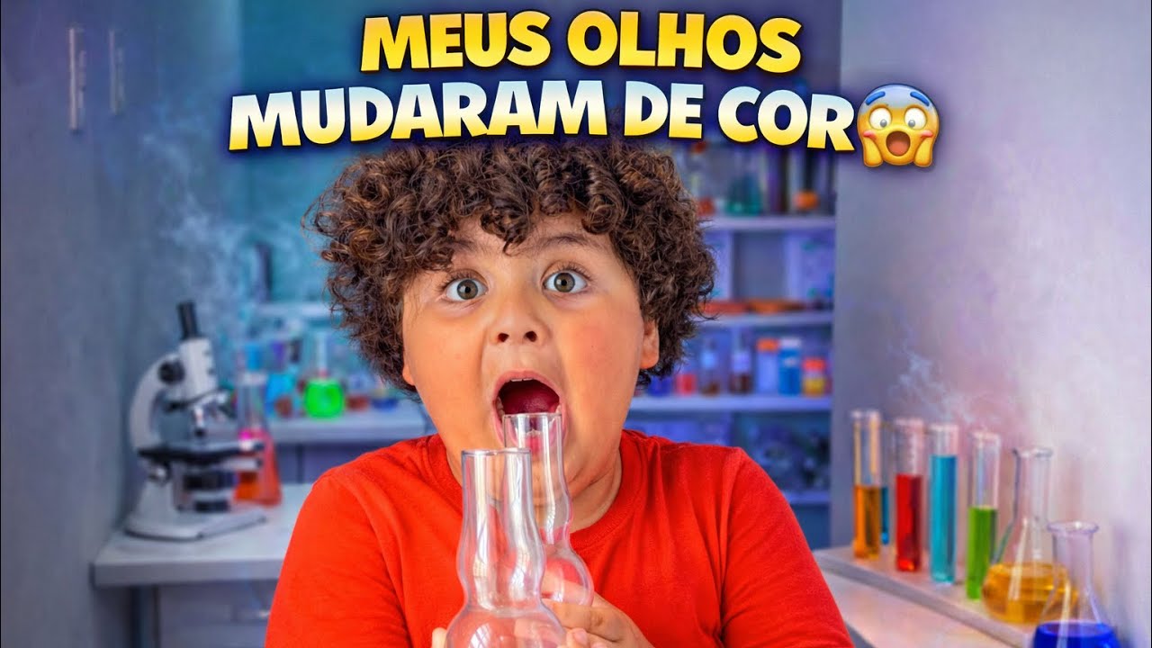 MUDEI A COR DOS MEUS OLHOS 😱