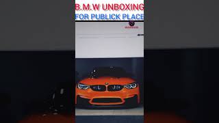 B.M.W undoxing for publick place 😍odono song pa #propoler #automobile#trending#musick #short#gaming