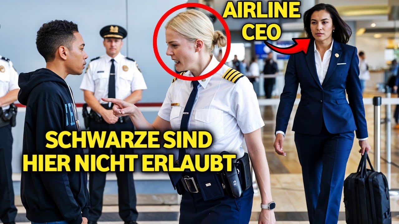 Weißer Pilot ruft Polizei – sprachlos, als die Mutter des Teens die Airline-Besitzerin ist.