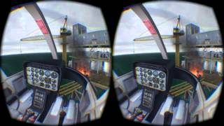 FSX Helicopter Oil Rig mission in Oculus Rift (featuring Leap Motion)