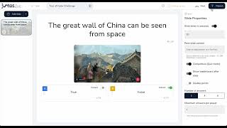 Create and Publish a Quiz Slide in Juntos.live