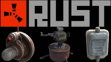 EASY | SIMPLE | HBHF SENSOR | AUTO TURRET SETUP | RUST TRAP BASE BUILD