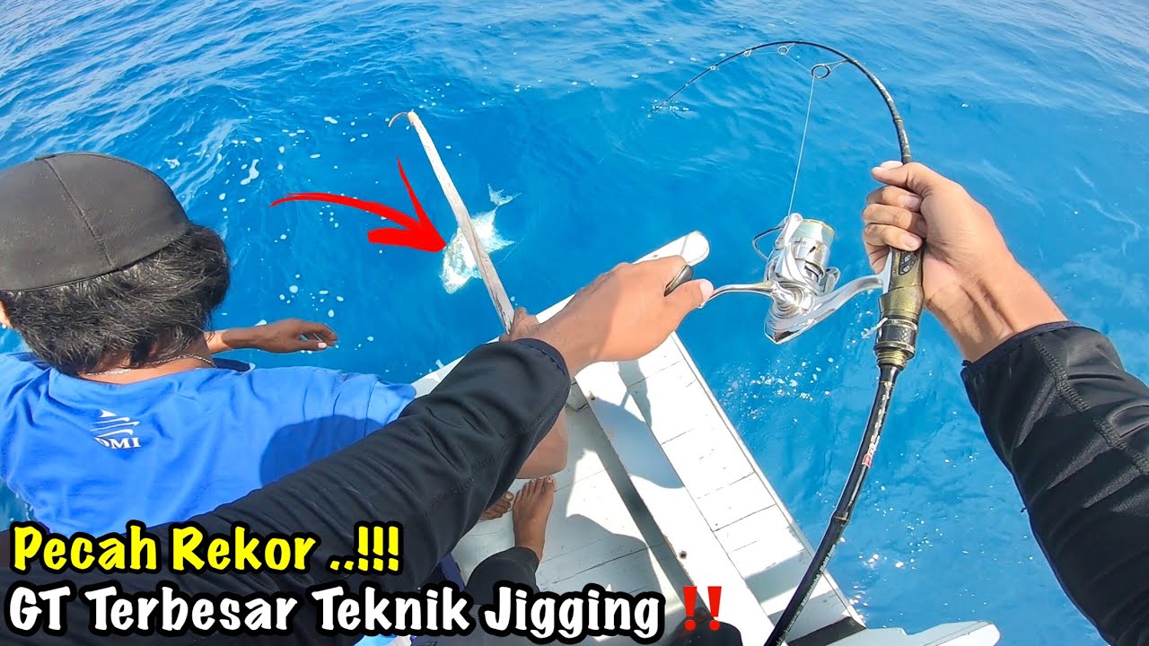 SUPER BABON ..!! SENAR SAYA SAMPAI HABIS DI TARIK IKAN BESAR INI !!!