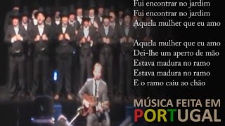 Video thumbnail of "António Zambujo - fui colher uma romã . dá-me uma gotinha de água . chamateia (letra)"