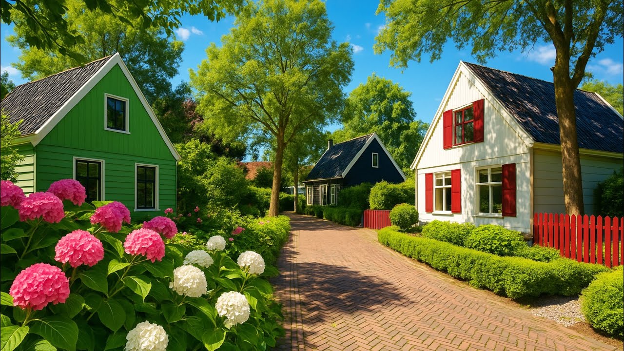 ✅ СЕЛО ГОРТЕНЗІЙ І КАЗКОВИХ БУДИНКІВ 🌸 BROEK IN WATERLAND — ТИХА КАЗКА ПОРУЧ З АМСТЕРДАМОМ 🏡 💐