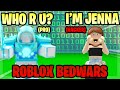 We Found JENNA The HACKER... (Roblox Bedwars)