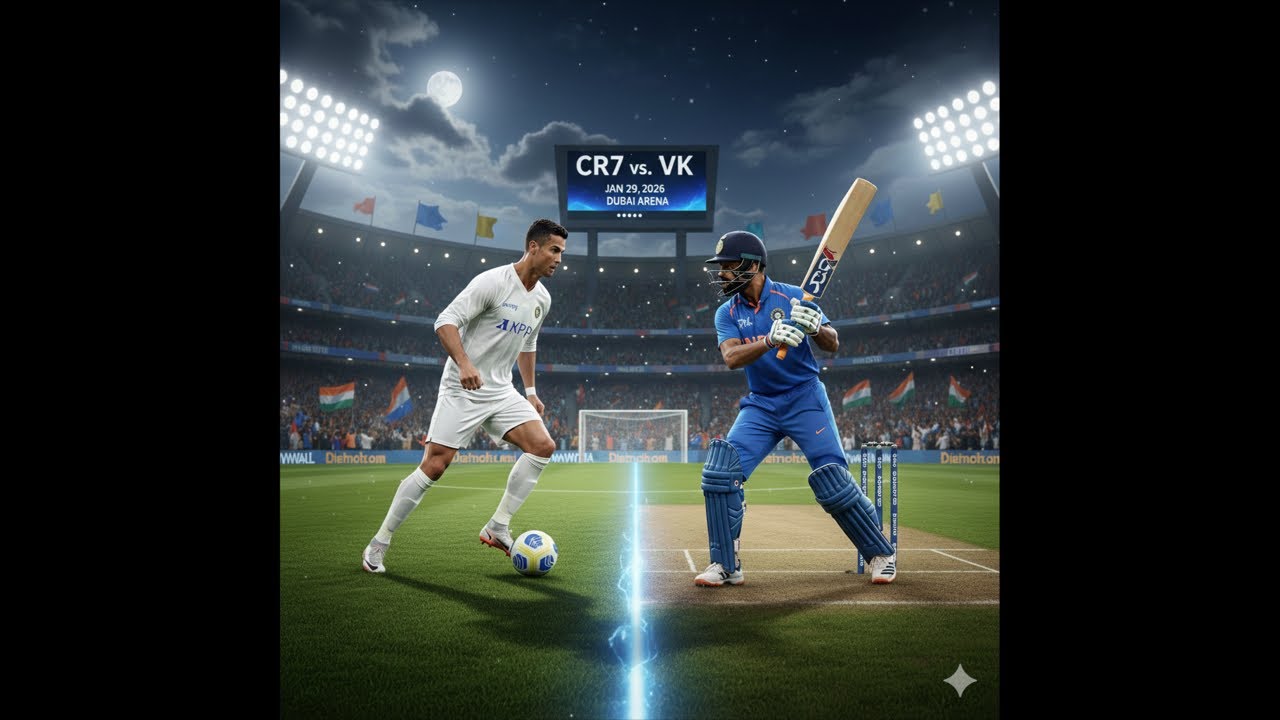 King Kohli Vs Ronaldo | Who is Best Player | In World 