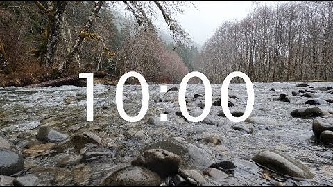 10 Minute Timer - Rainy Day Classroom Timer