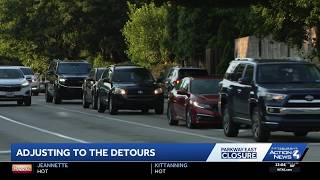 376 Bridge Closure: Drivers tackle Parkway East detours
