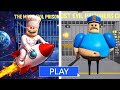 ROCKET SHIP PAPA PIZZA Obby Vs HARD MODE BARRY Obby! BARRY'S PRISON RUN (OBBY) All Morphs Unlocked!