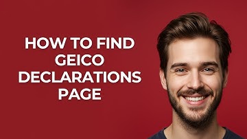 How to Find Geico Declarations Page - GUIDE!