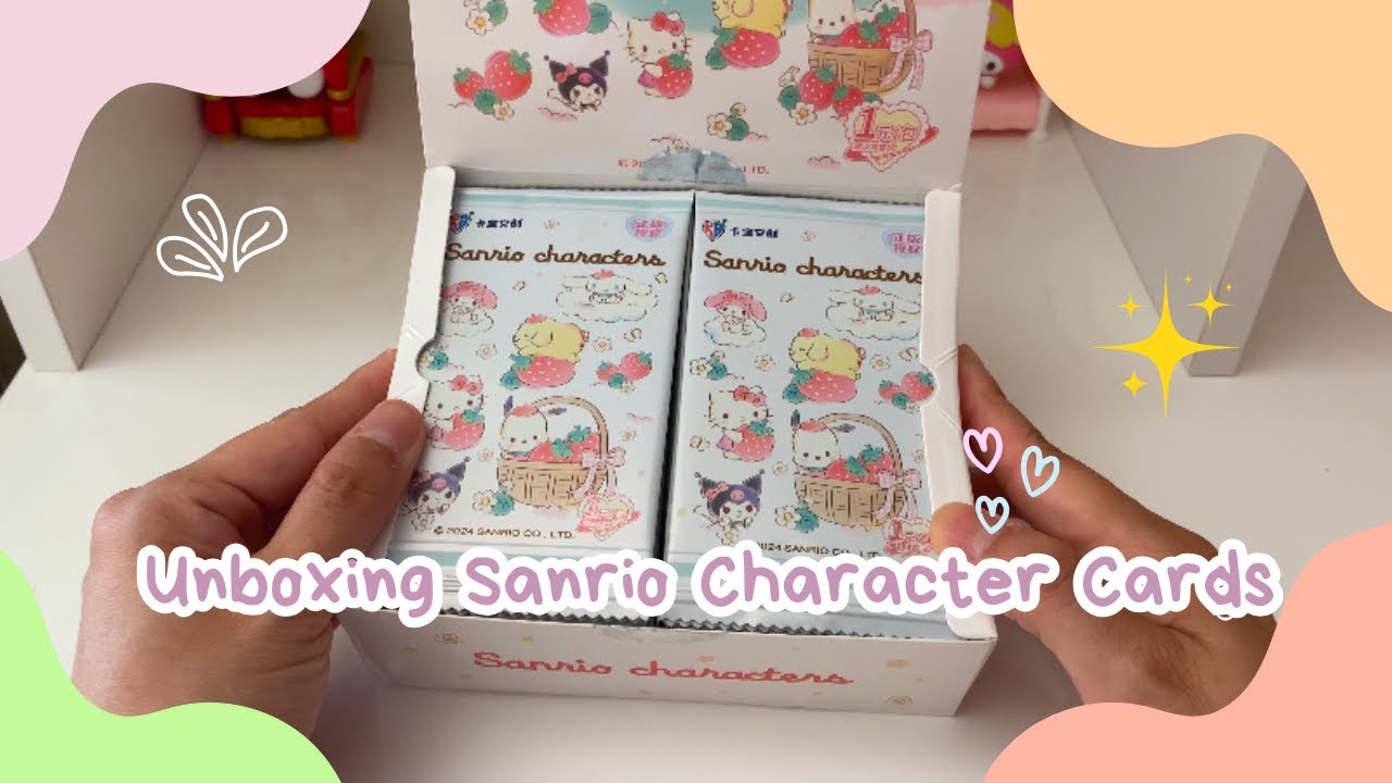 Sanrio Characters Card Unboxing 💕 - YouTube