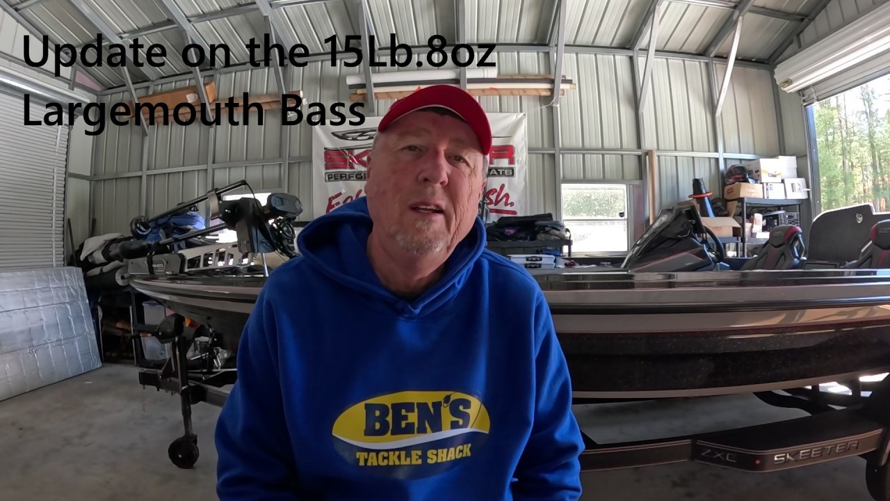 Update on the 15 8 lb Largemouth Bass