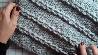 Learn This Easy Mock Cable Crochet Stitch
