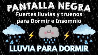 Sonido De Lluvia Para Dormir Rpido Y Relajarse  Para Quedarse Dormido Rpidamente  Pantalla Negra