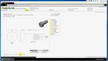 Downloading SolidWorks parts from McMaster