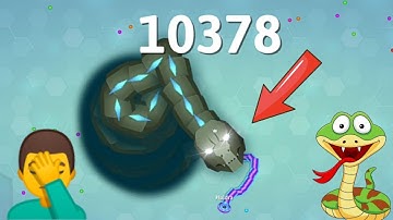 10,000 + Score Giant Snake Died Like A Noob In Snake. Io