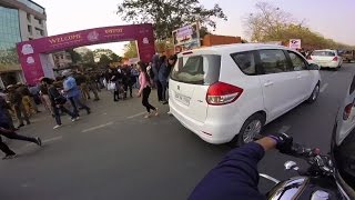 Riding to JLF 2017 | Awkward Interactions | Timelapse