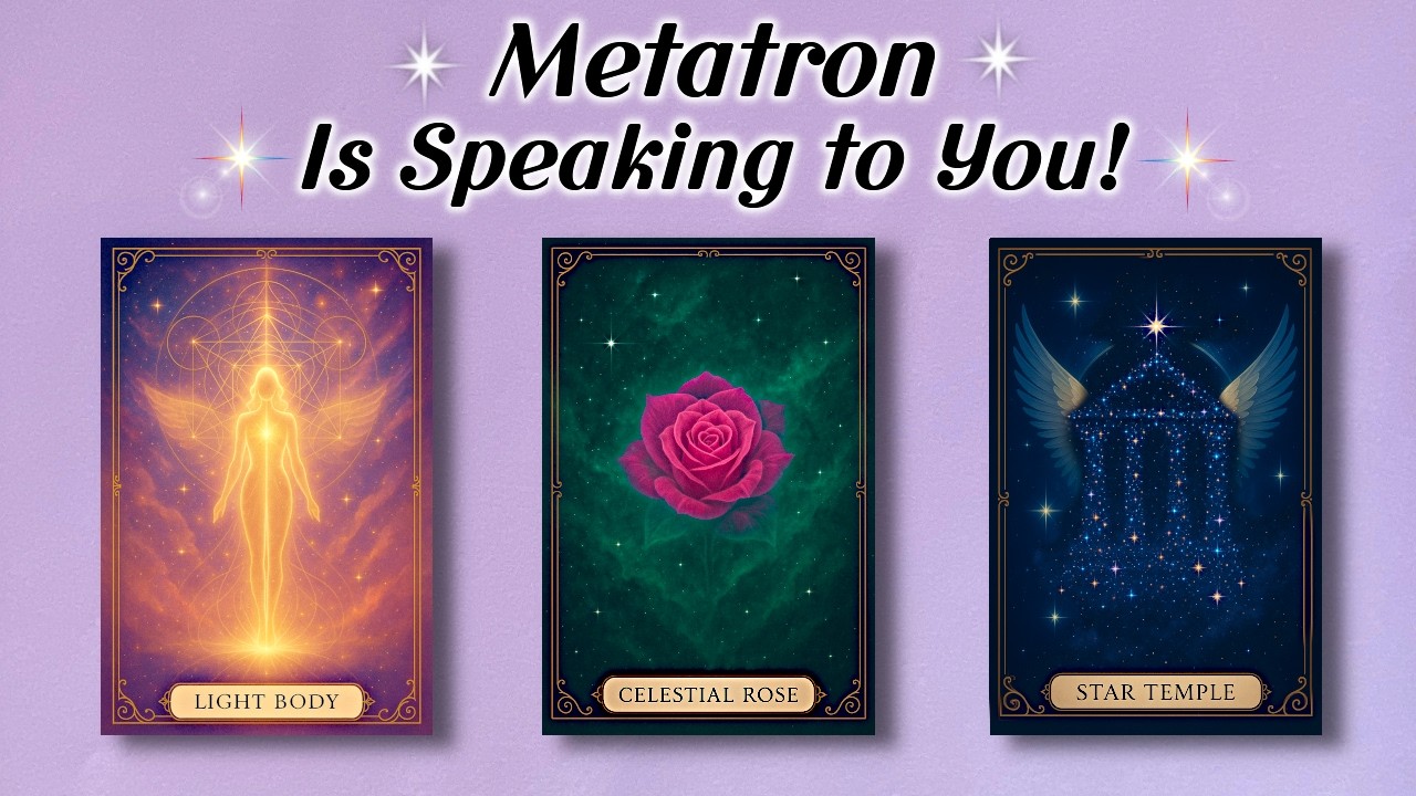 METATRON's MESSAGE for YOU! 👁️🧬 🌟 Pick a Card! 🔮