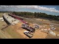 Construction of the duplicated William Condon Bridge, Townsville