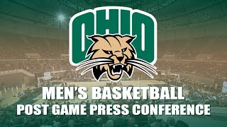 Ohio Men's Basketball 2019-2020: Buffalo Post Game Press Conference