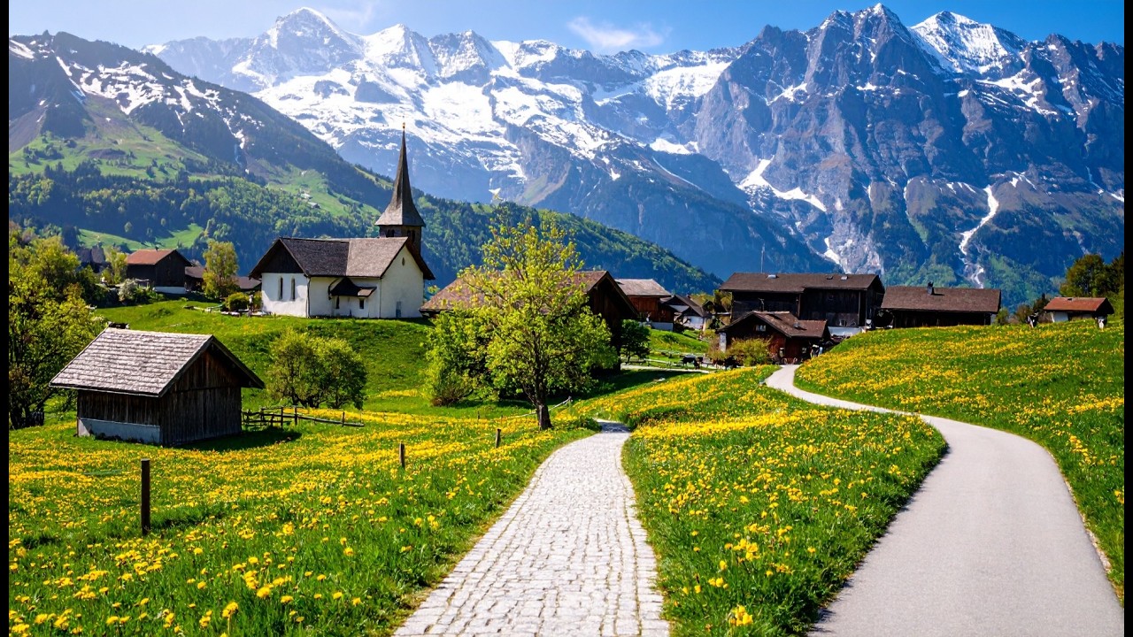 ✨ Switzerland's Beautiful Landscapes of the Alpine Countryside 🇨🇭