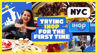 What to order at IHOP 🥞🍳💟 | Indian girl tries IHOP menu for the first time!