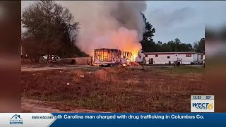 Bladen County home declared total loss following fire