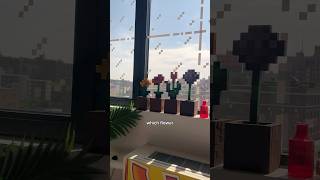 minecraft allium flower tutorial! #minecraftflower #minecraftdiy