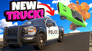 NEW Police Truck is Perfect for Police Chases in Flashing Lights Simulator!