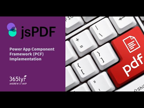 jsPDF - PCF Implementation