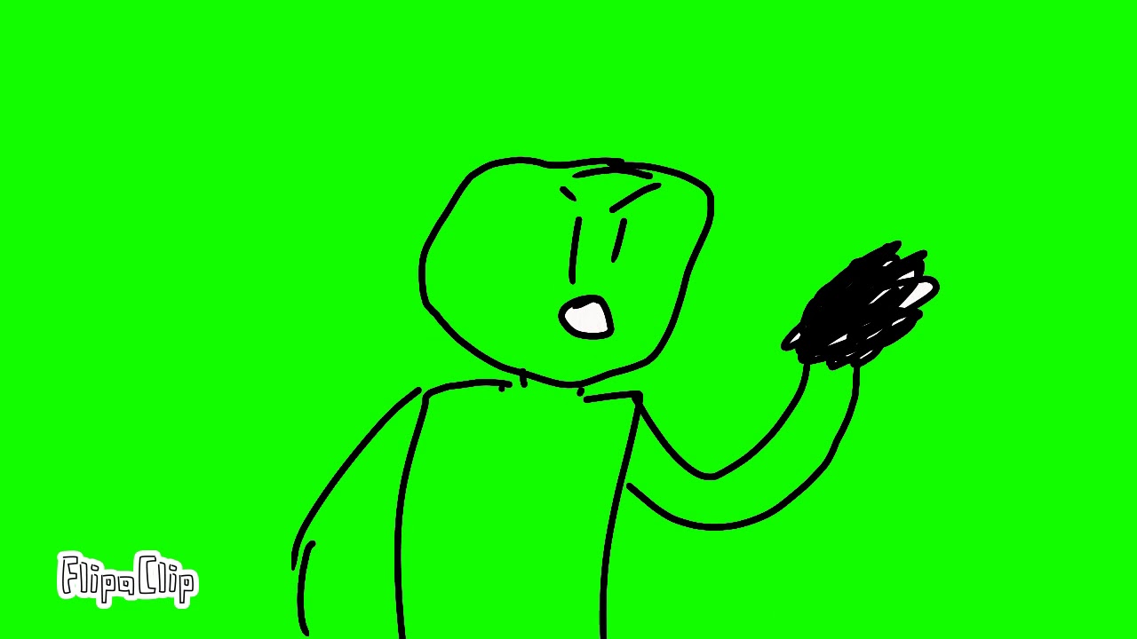 Green screen man song YouTube