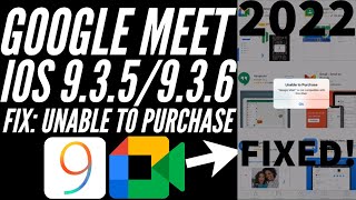 Install Google Meet in iOS 9.3.5 | Google Meet iOS 9.3.5/9.3.6 | Download Google Meet for iOS 9.3.5 screenshot 3