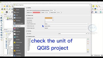 How to check the unit of your QGIS project