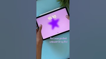 iPad aesthetic wallpaper 💜 gradient wallpaper tutorial ⭐️ #shorts #procreate #wallpaper #drawing