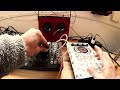 jamming with Moog DFAM and Roland SP-404sx