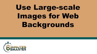 Use Large-scale Images for Background Images