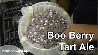 Boo Berry Tart Ale - Basic Brewing Video - October 31, 2018