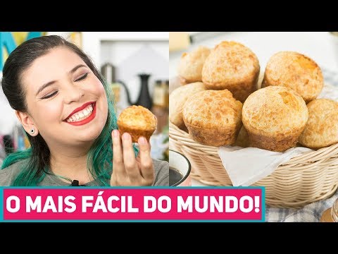 PÃO DE QUEIJO mais FÁCIL do Mundo pode ser feito com Liquidificador ou Sem - Receitas de Minuto 414