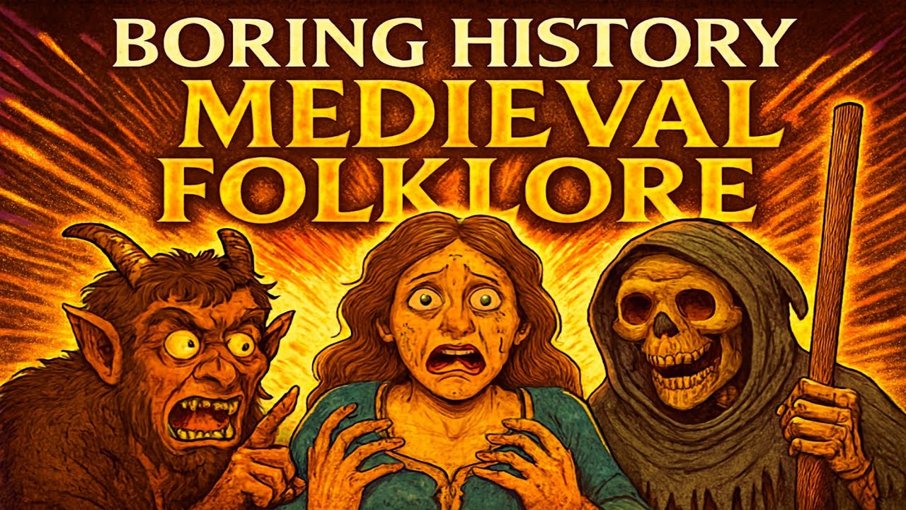 The DISTURBING World of Medieval Folklore | Boring History for Sleep