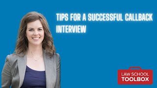 Tips for a Successful Callback Interview (w/Sadie Jones)
