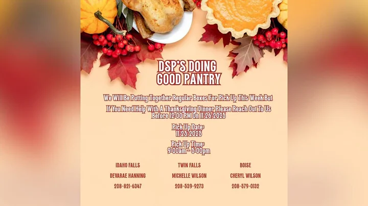 Nonprofit helps families with Thanksgiving meals in the Magic Valley