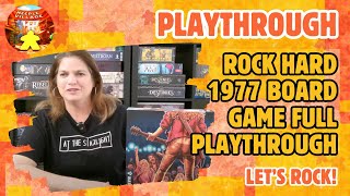 Rock Hard 1977 Board Game Full Playthrough