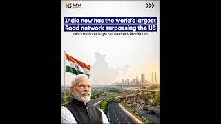 India Becomes World’s 2nd Largest Road Network | Big Infrastructure Milestones #india #road #trend