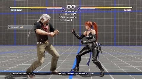 DOA6 Brad Wong Combo Challenge Guide